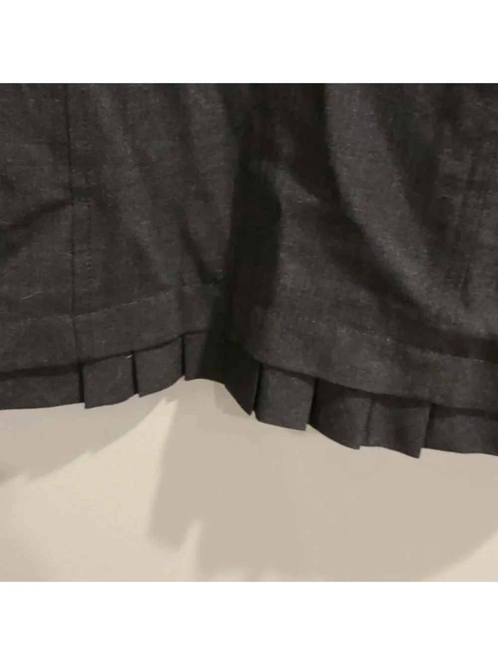 Nanette Lepore wool blend Heathered grey skirt
